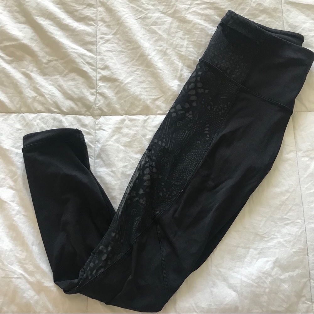 Lululemon Athletica Full length mesh leggings